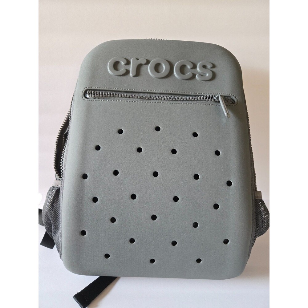 NWT Crocs Gray Laptop Backpack - School Work Everyday Use